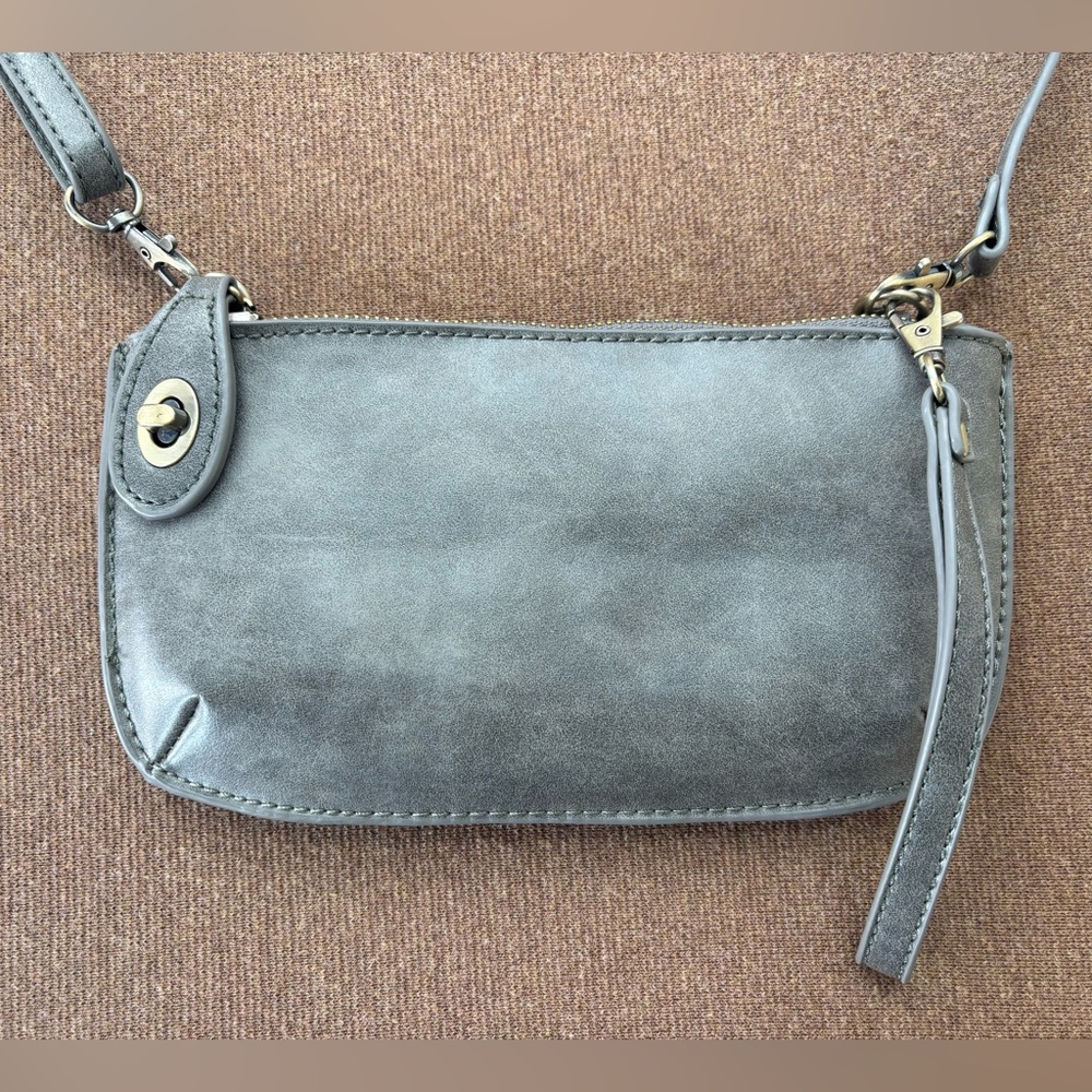 Like New/EUC - Sleek Joy Susan Mini Cross-Body/Wristlet (Gray) - Picture 3 of 13